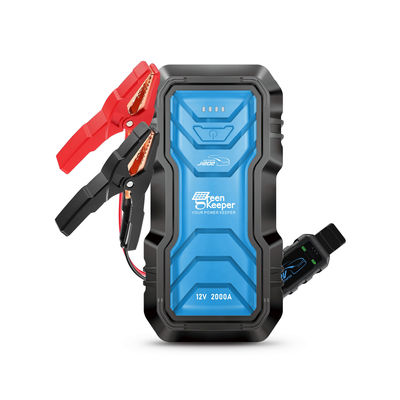Batterie Sprungstarter LED-Licht 12V 7.0L Benzinfahrzeug 2000A Lithium mit DC 12V 5.5 Ausgang