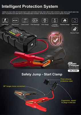 Multi-Funktion Car Jump Starter 20000mAh Kapazität und 3000A Spitzenstrom für Notfälle