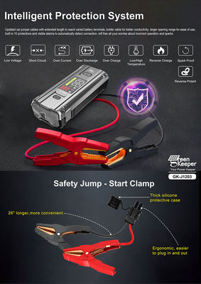 PD 65W 12V 3000A 20000mAh Multifunktion Portable Auto Notfall Batterie Booster Sprung Starter Power Bank