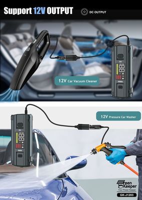Autobatterie Sprungstarter UltraSafe Superkondensator 3000A Powerbank für Fahrzeuge LKW