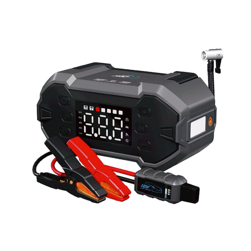8.0L Benzin Portable Power Bank Multifunktionaler Autosprungstarter mit Luftkompressor für alle Autos