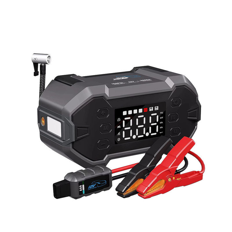 Kleine Autos Sprung Starter Power Bank mit tragbaren Luftkompressor und Reifen aufblaser