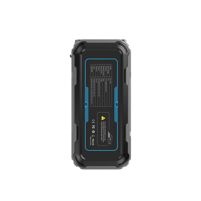 Kleine Autos 12W Gesamtleistung Portable Multifunktions-Auto-Batterie Power Bank mit Taschenlampe